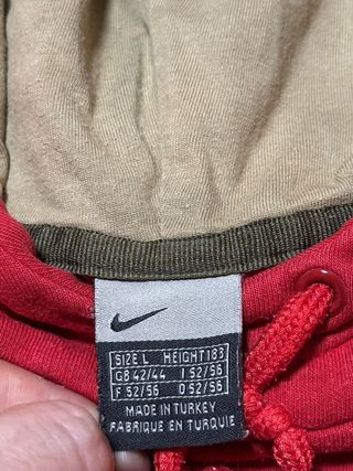 Sudadera Nike Roja con Capucha