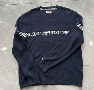 Tommy Hilfiger Camisola de Algodão Azul