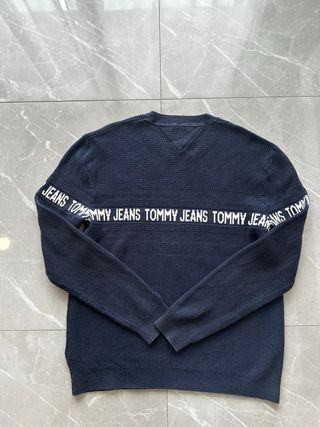 Tommy Hilfiger Camisola de Algodão Azul