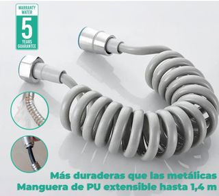 NUEVO Grifo Bidet WC Acero Inox Ducha Higiénica