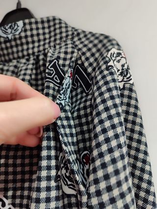 Falda midi Zara cuadros