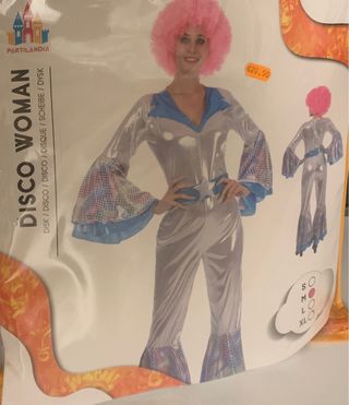 Disfraz Disco Mujer Años 70 Talla M