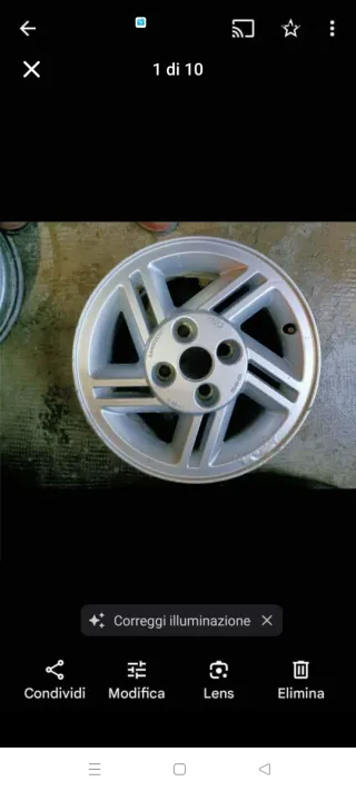 Cerchio in lega Ford Escort XR3 MK4