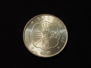 Moneda 100 pesetas plata 1966 Franco