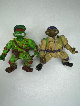 Lotto tartarughe ninja militari vintage tmnt
