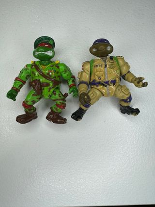 Lotto tartarughe ninja militari vintage tmnt