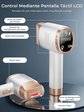 NUEVADepiladora Láser 21J Refrigeración 600-1200NM