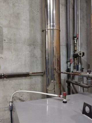 Caldera de leña Ferroli