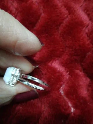 Anillo Tous Oso Perla Plata 925