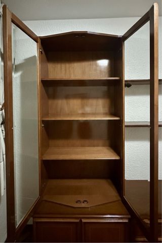 Mueble modular salón madera maciza