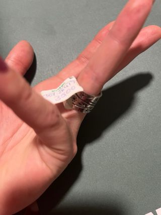 Anillo Swatch acero  Talla 10