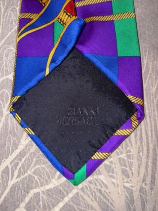 Corbata Gianny Versace Diseño Multicolor