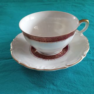 Tazze tè c/piattino porcellana Reinstad Bavaria