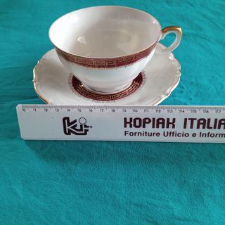 Tazze tè c/piattino porcellana Reinstad Bavaria