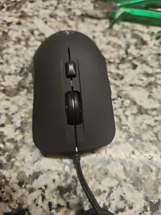 Ratón Gaming Negro con Cable