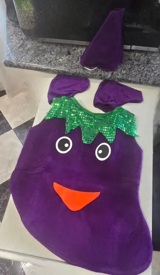 Disfraz Berenjena Talla M Mujer