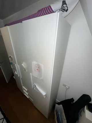 Armario blanco gran capacidad