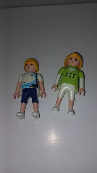 Playmobil figuras y pelota