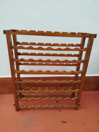 Botellero de madera