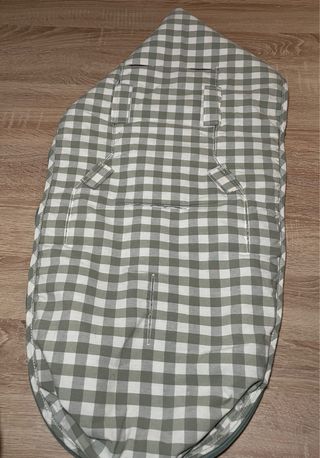 Saco capazo Walking Mum vichy verde