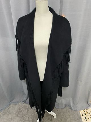 Cappotto donna Motivi nero taglia 44