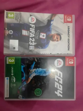 Pacchetti giochi Nintendo Switch FIFA 23 e FC 24