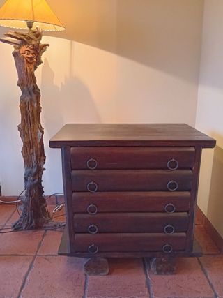 Conjunto muebles de madera teca maciza