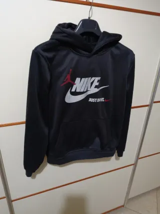 Felpa Nike Jordan Nera Rossa