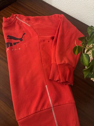 Sudadera Puma Roja Talla S
