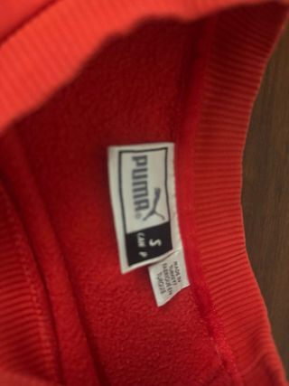 Sudadera Puma Roja Talla S