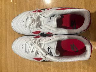 Zapatillas Futsal Nike Blancas y Rojas