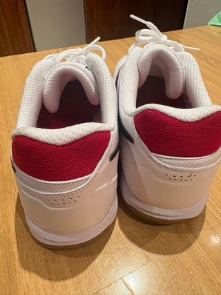 Zapatillas Futsal Nike Blancas y Rojas