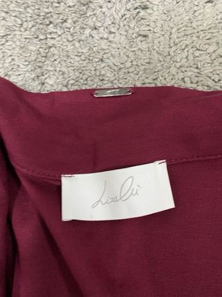 Giacca blazer Lizalù donna tg 48 bordeaux