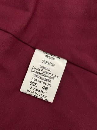 Giacca blazer Lizalù donna tg 48 bordeaux