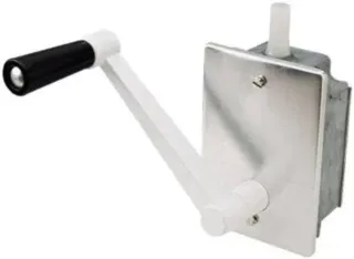 Arreglo persianas de manivela.