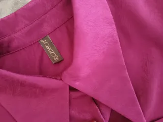 Camicia donna corta bordeaux manica lunga