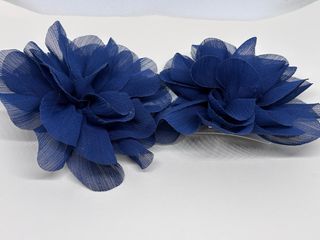 Broches flor azul
