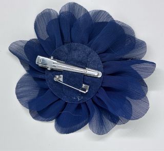 Broches flor azul