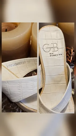 Maravillosas sandalias mules piel Farrutx