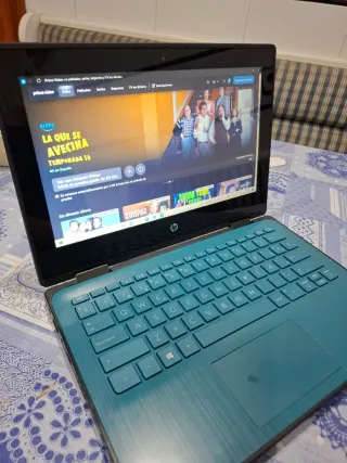 HP ProBook 360 Portátil azul tactil