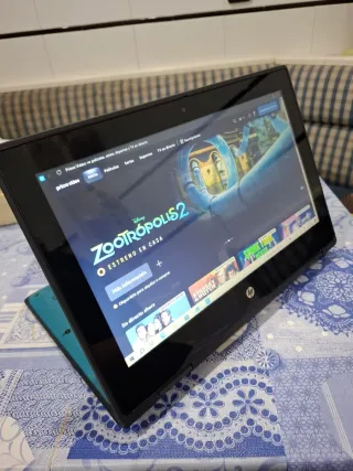 HP ProBook 360 Portátil azul tactil