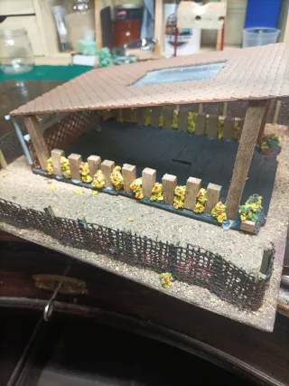 Diorama Scalextric o coches de escala 1/32