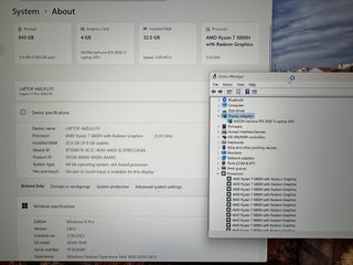 Legion 5 Pro 16 2K HDR RTX 3050Ti 32GB 1TB