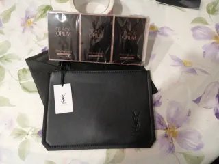 Lote Neceser y Perfume Yves Saint Laurent Black Op
