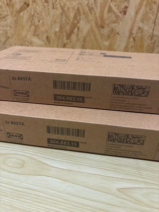 Riel cajón con apertura a presión Besta