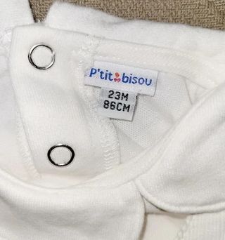 Conjunto Cerimónia P'tit Bisou Creme 23 Meses