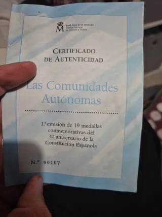 Colección Plata 925 Comunidades Autónomas