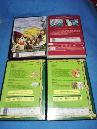 Lote 4 DVDs Infantis Usados