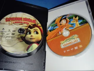 Lote 4 DVDs Infantis Usados