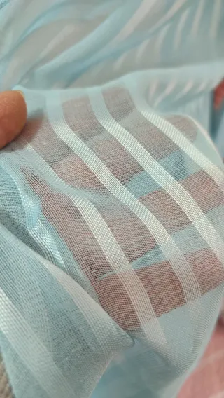 2 Visillos a estrenar Azul Cielo